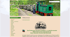 Desktop Screenshot of kurbahn-bad-bramstedt.de